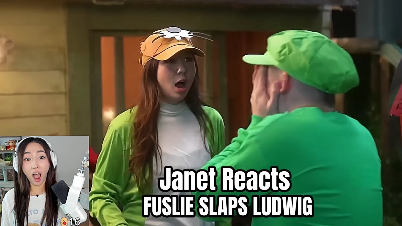 [Janet Reacts] FUSLIE SLAPS LUDWIG
