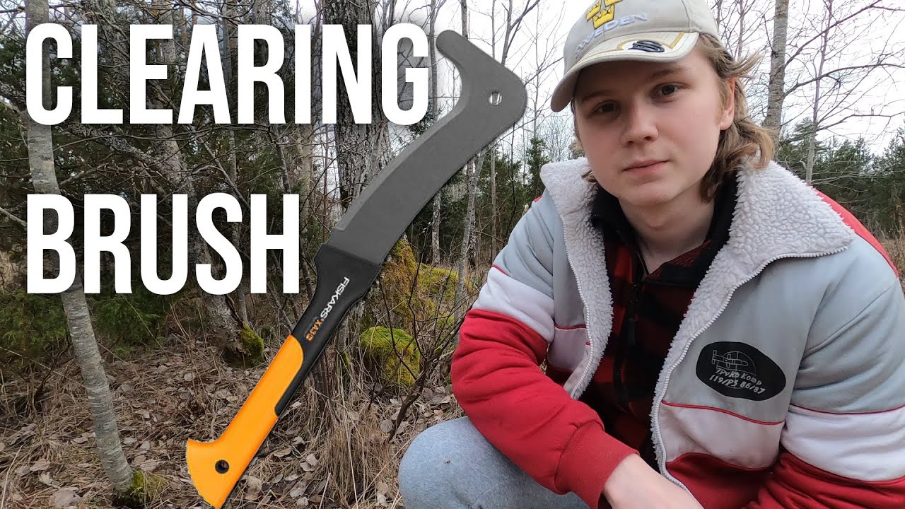 My Favorite Tool For Clearing Brush - Fiskars Xa3 Brush Hook