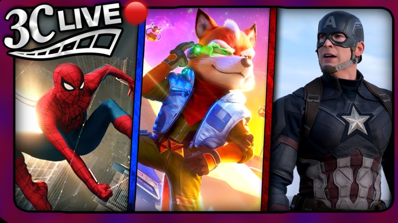 3C Live - Fox McCloud In Mario Galaxy, Jean Grey Details, Chris Evans In Secret Wars