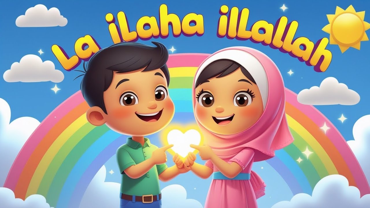 La ilaha illallah | New Islamic Lullaby for Kids | Muslim Kids Songs