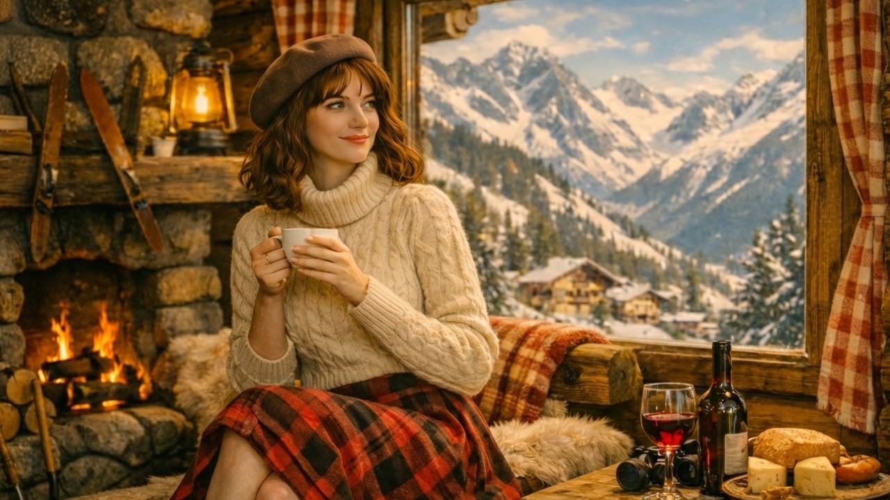 Valse au Chalet Alpin｜Musique Française Vintage & Accordéon Romantique