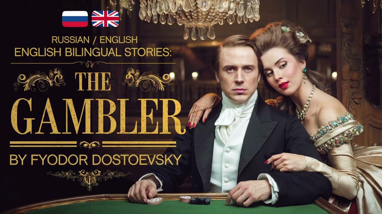 The Gambler [ PART 1 of 2 ] by Fyodor Dostoevsky - RUSSIAN / ENGLISH Bilingual Audio Book