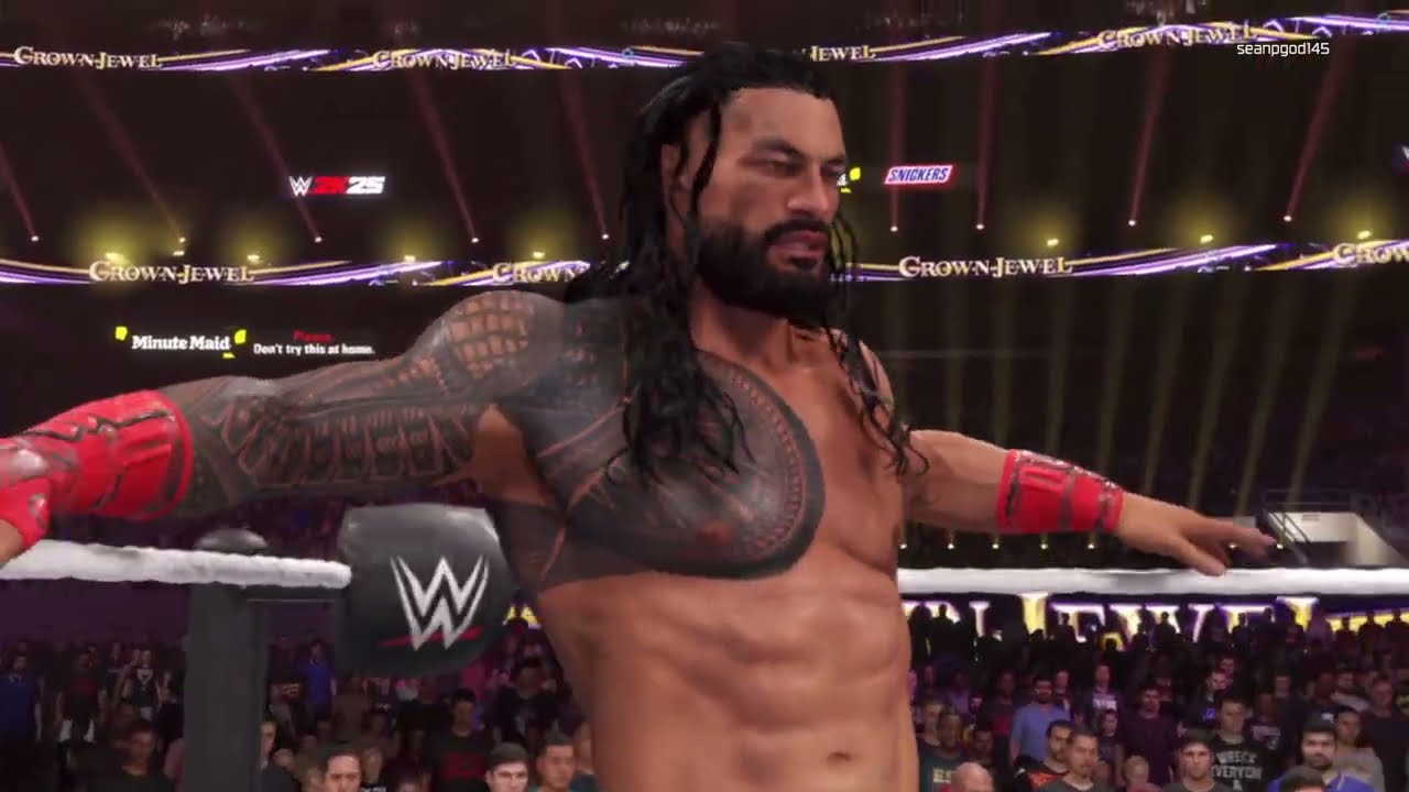 WWE 2K25 - Roman Reigns vs. Bronson Reed 