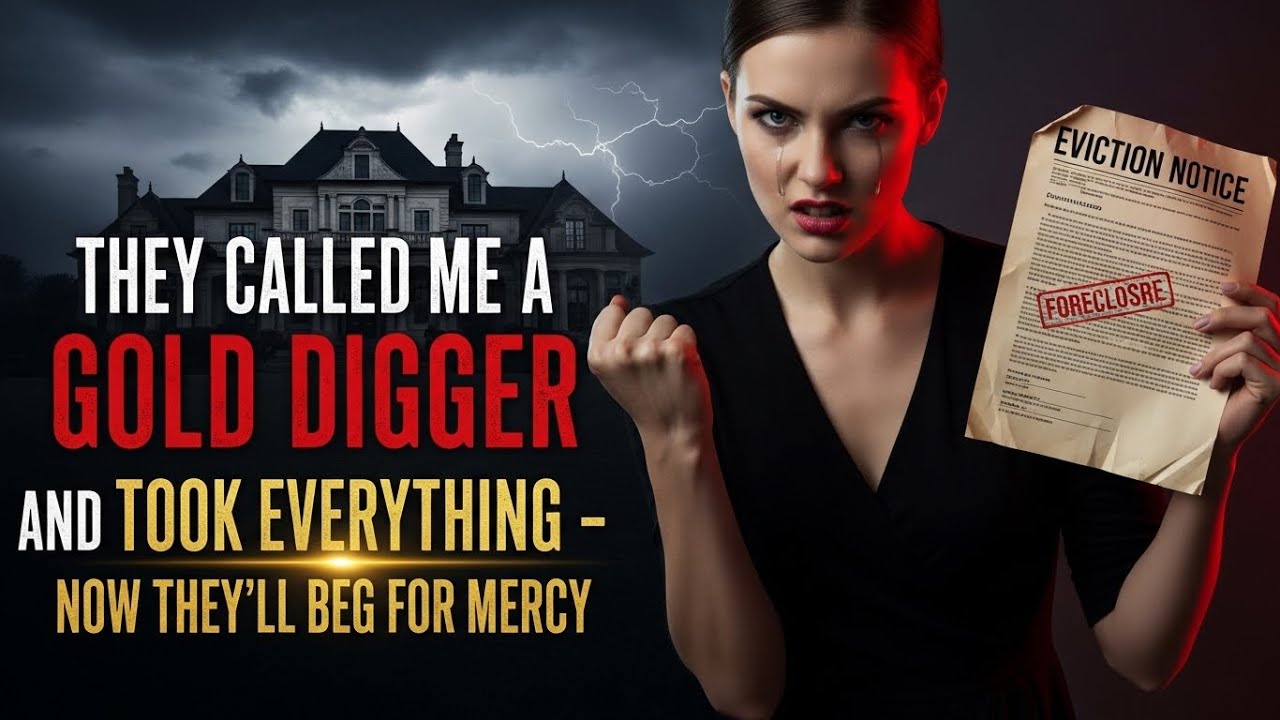 They Called Me a Gold Digger and Took Everything - Now They’ll Beg for Mercy #betrayal #viral 