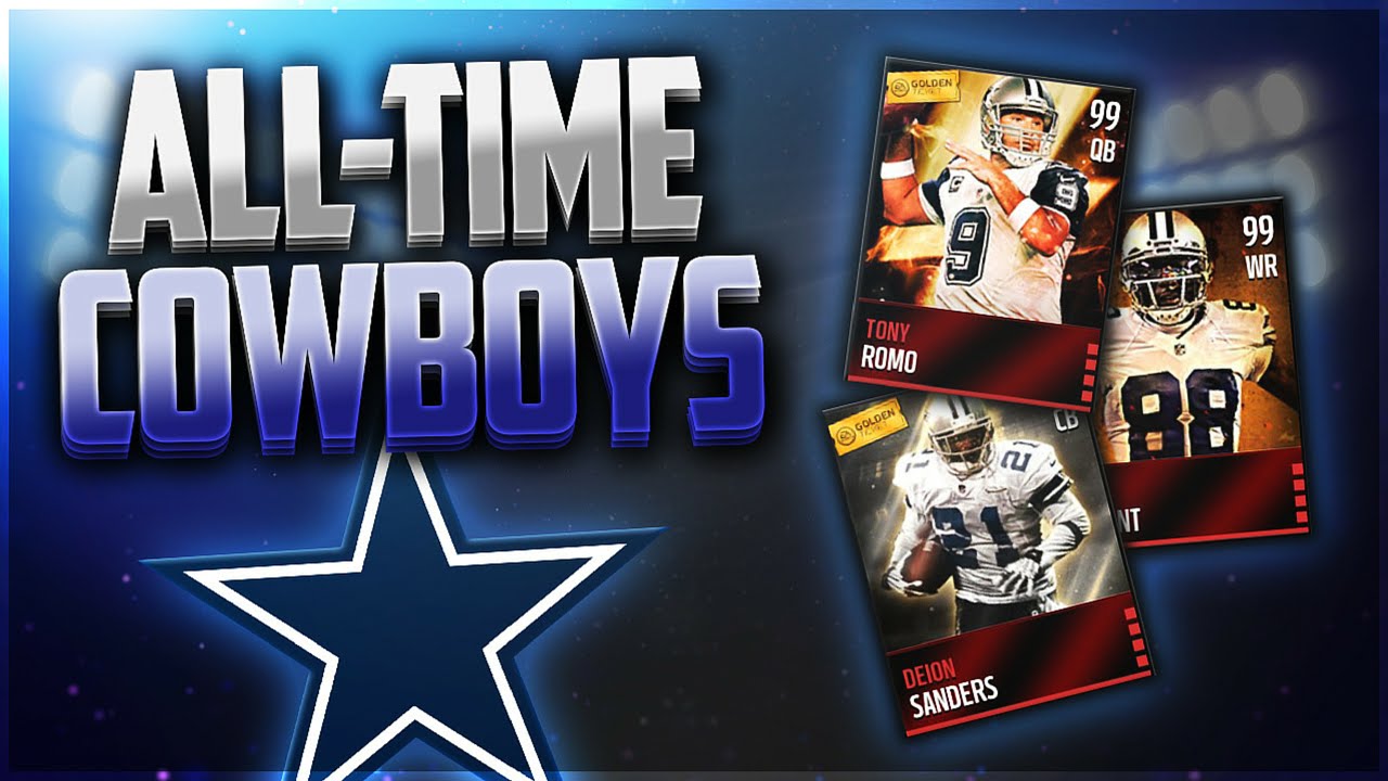 All Time Cowboys Team! Madden Mobile Squad Builder