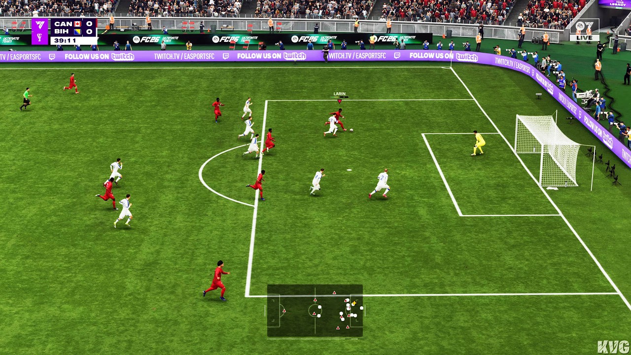 EA SPORTS FC 26 &mdash; Всемирная игра &mdash; Канада против Боснии и Герцеговины &mdash; Геймплей (PS5 UHD) [4K60FPS]