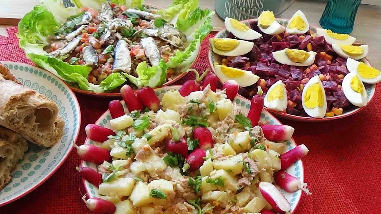 3 Salades de saison en plat principal ou accompagnement !