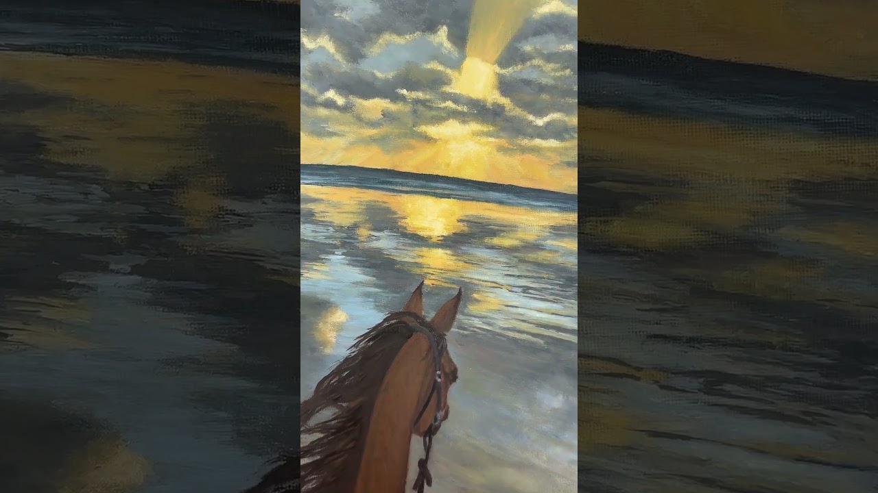 merging riding and art #painting #artist #equestrian #horses #horse #art #oilpaint #artwork