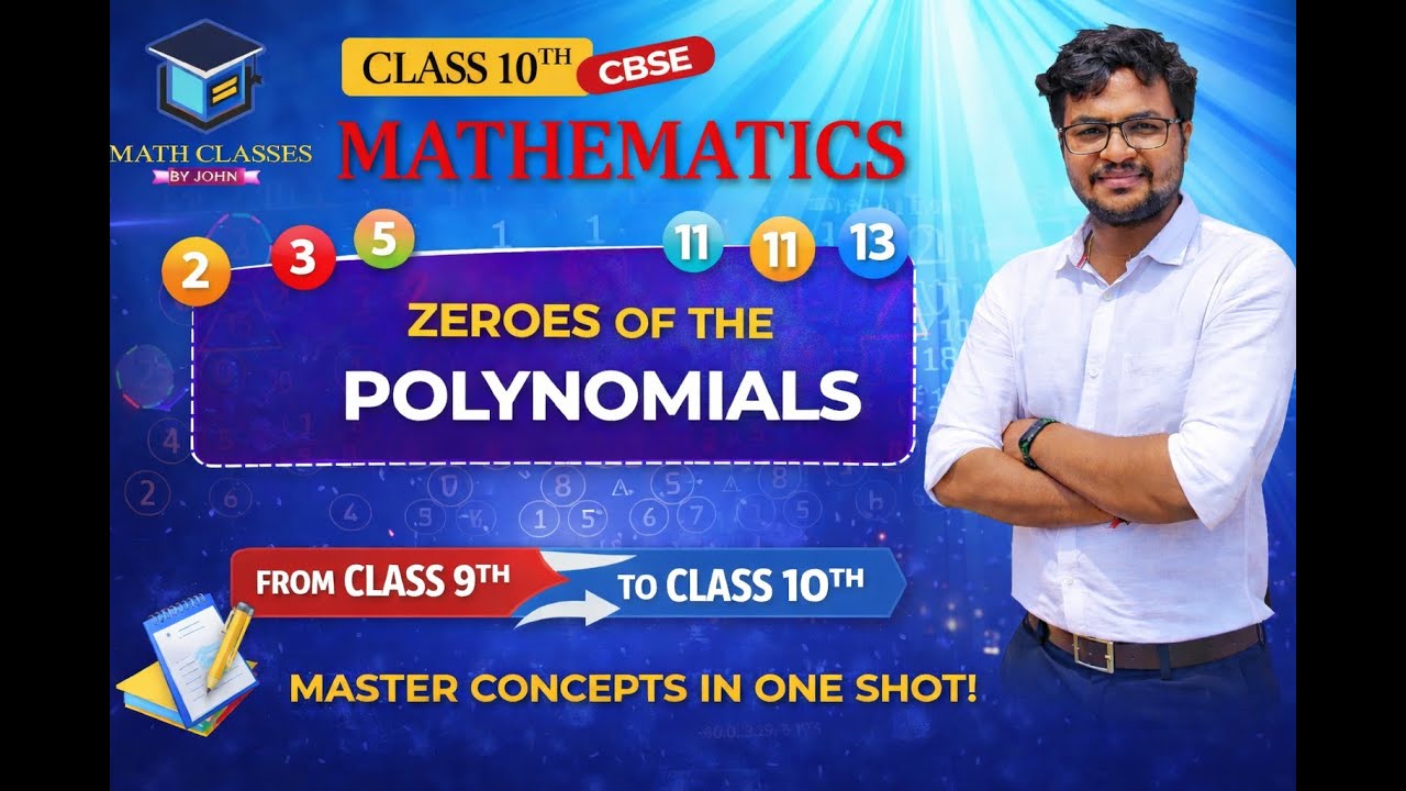 Zeroes of a Polynomial | Class 10 Maths | CBSE I ICSE