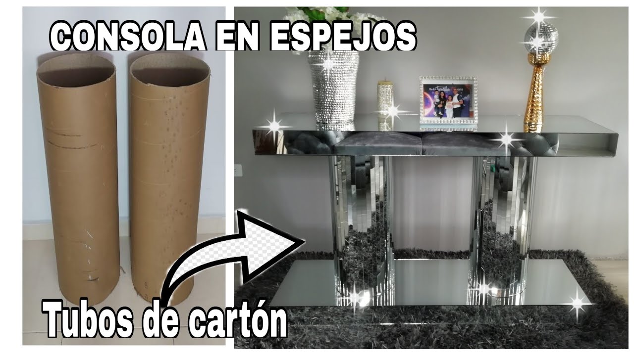 DIY/COMO HACER MESA EN  ESPEJOS/SIN GASTAR TANTO DINERO