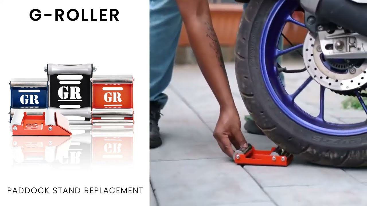 GRANDPITSTOP #G-ROLLER #safetyfirst #paddockstand #topbikeaccessories #topbrand #adventuretravel