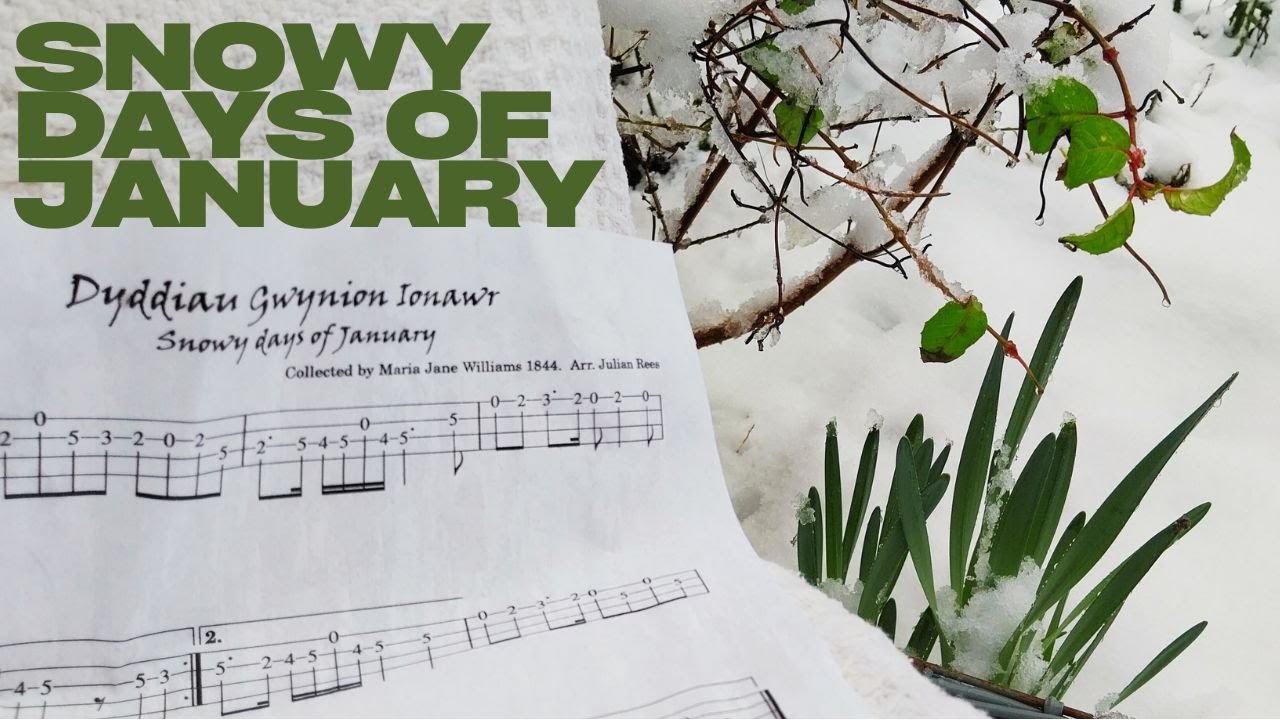 Dyddiau Gwynion Ionawr / Snowy days of January - Welsh Mandolin