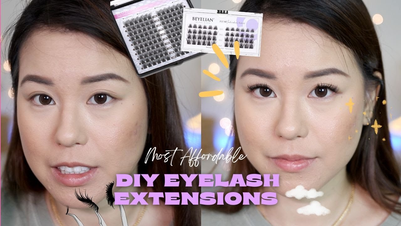 Affordable At Home DIY Eyelash Extension |AlisonHa