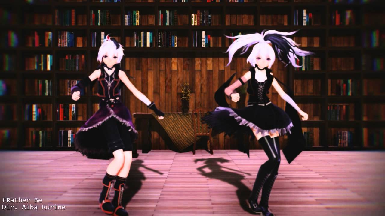 【 MMD 】 Rather Be 【 TDA V & V4 Flower 】 【 HD 720 】