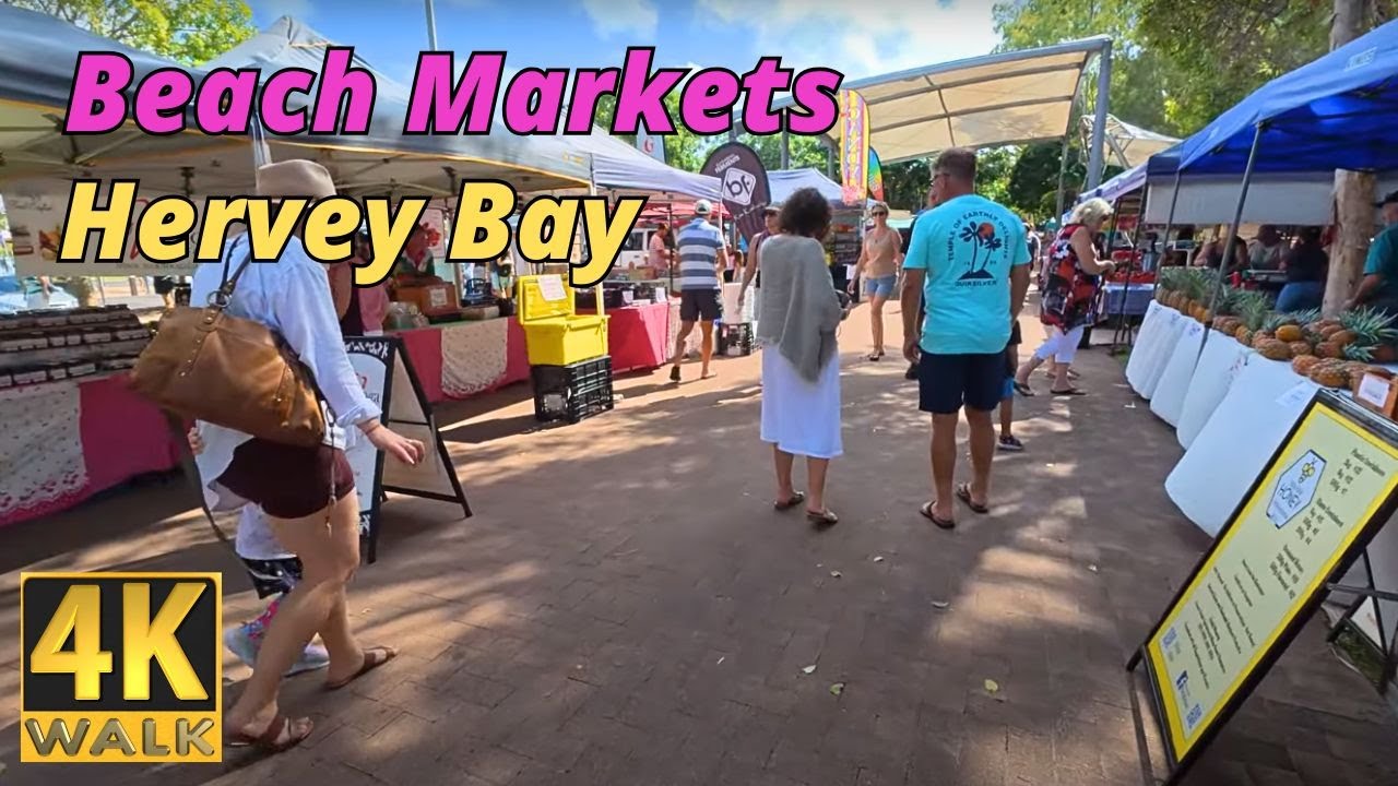 Hervey Bay Beach Markets - Queensland Australia 🇦🇺