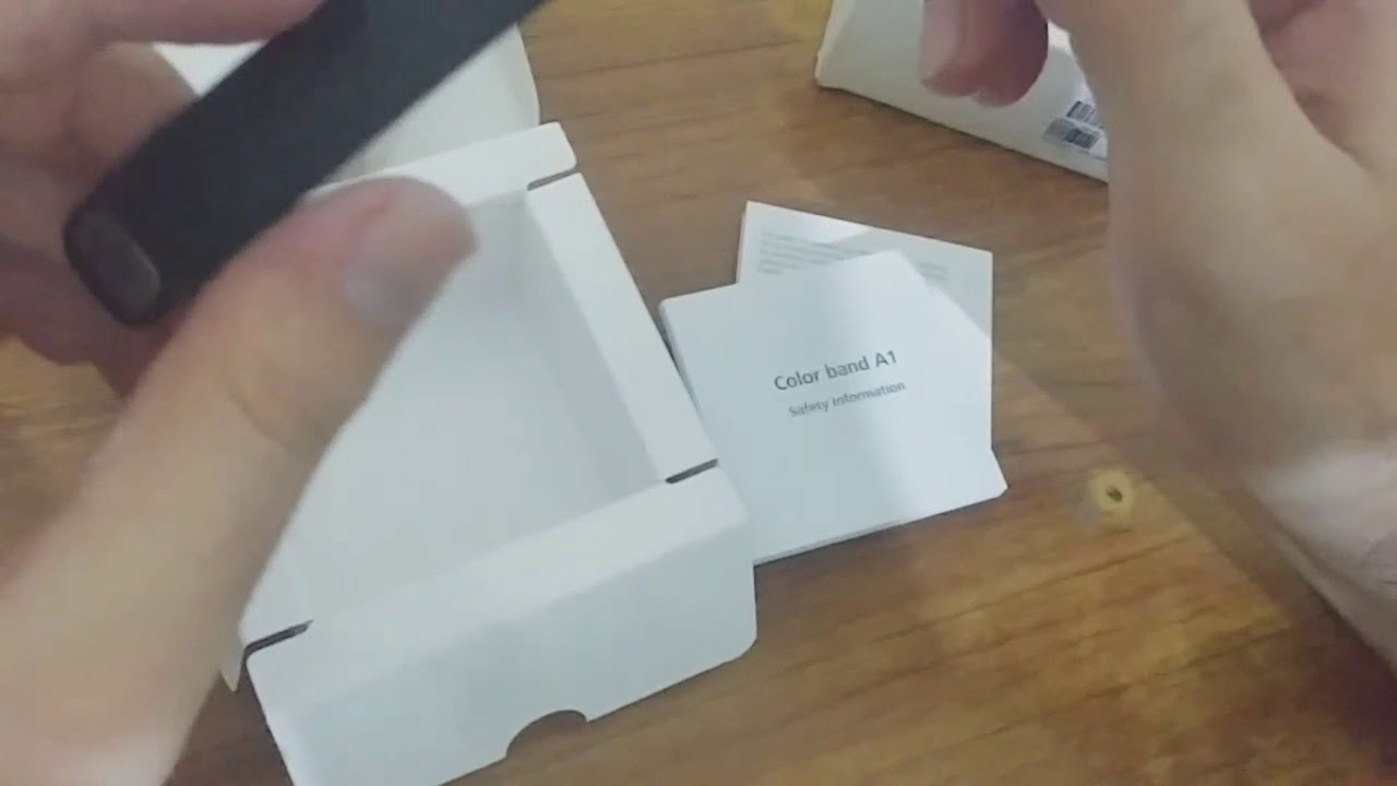 Huawei Color Band A1 - unboxing , Application & Use