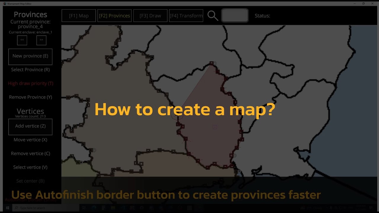 How to create a map | Warnament Grand Strategy