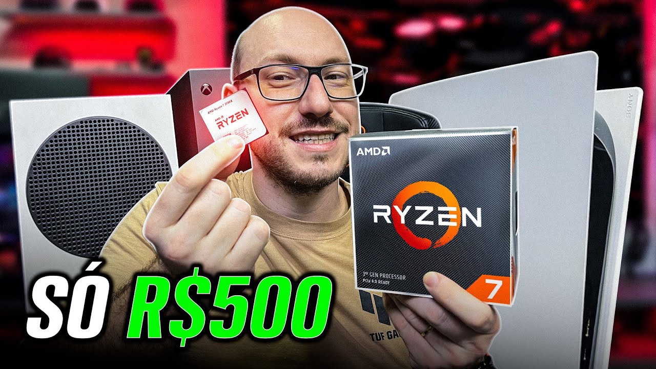 AMD Ryzen 7 3700X: 500 reais e você tem o CPU do Playstation 5 e Xbox Series