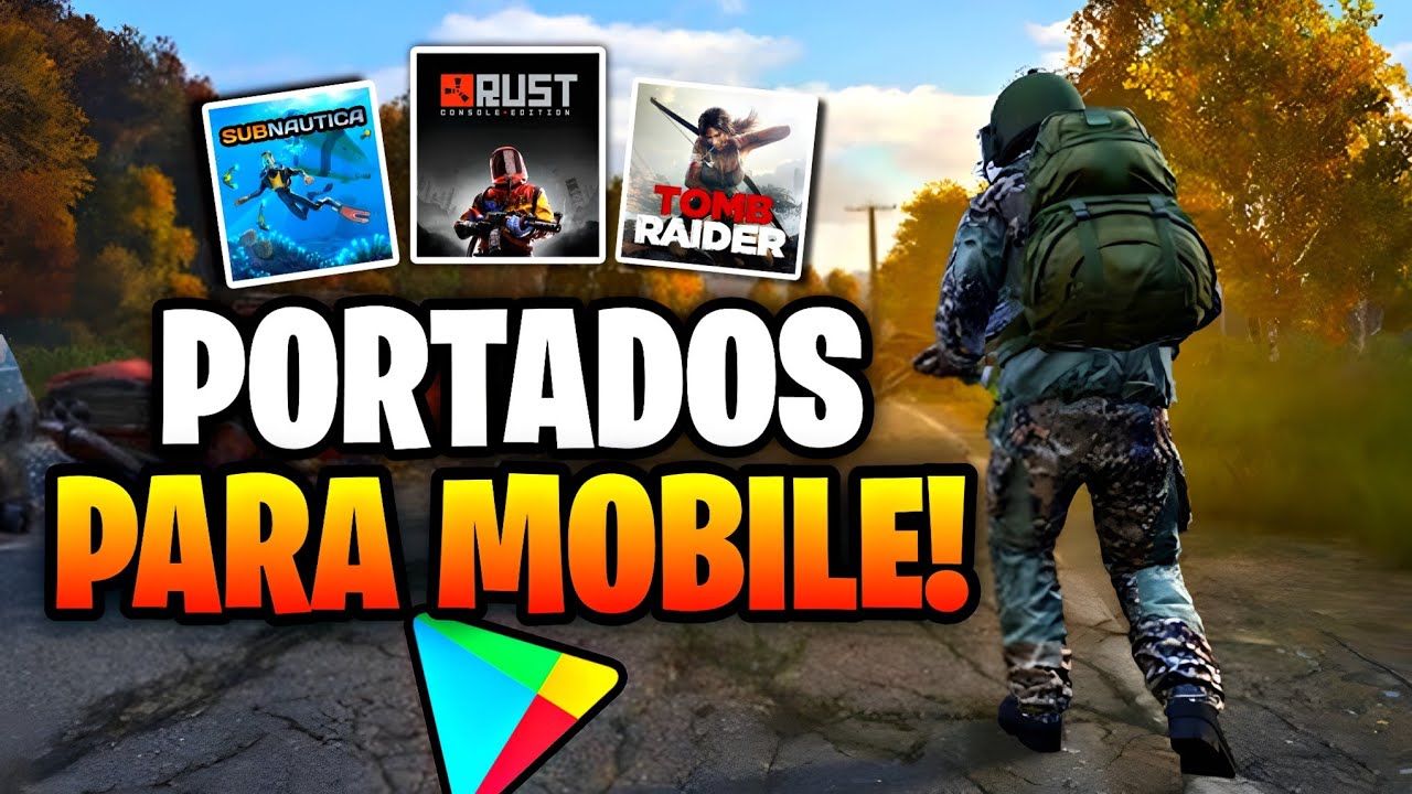 Os 15 MELHORES JOGOS de PC/CONSOLE PORTADOS para MOBILE!