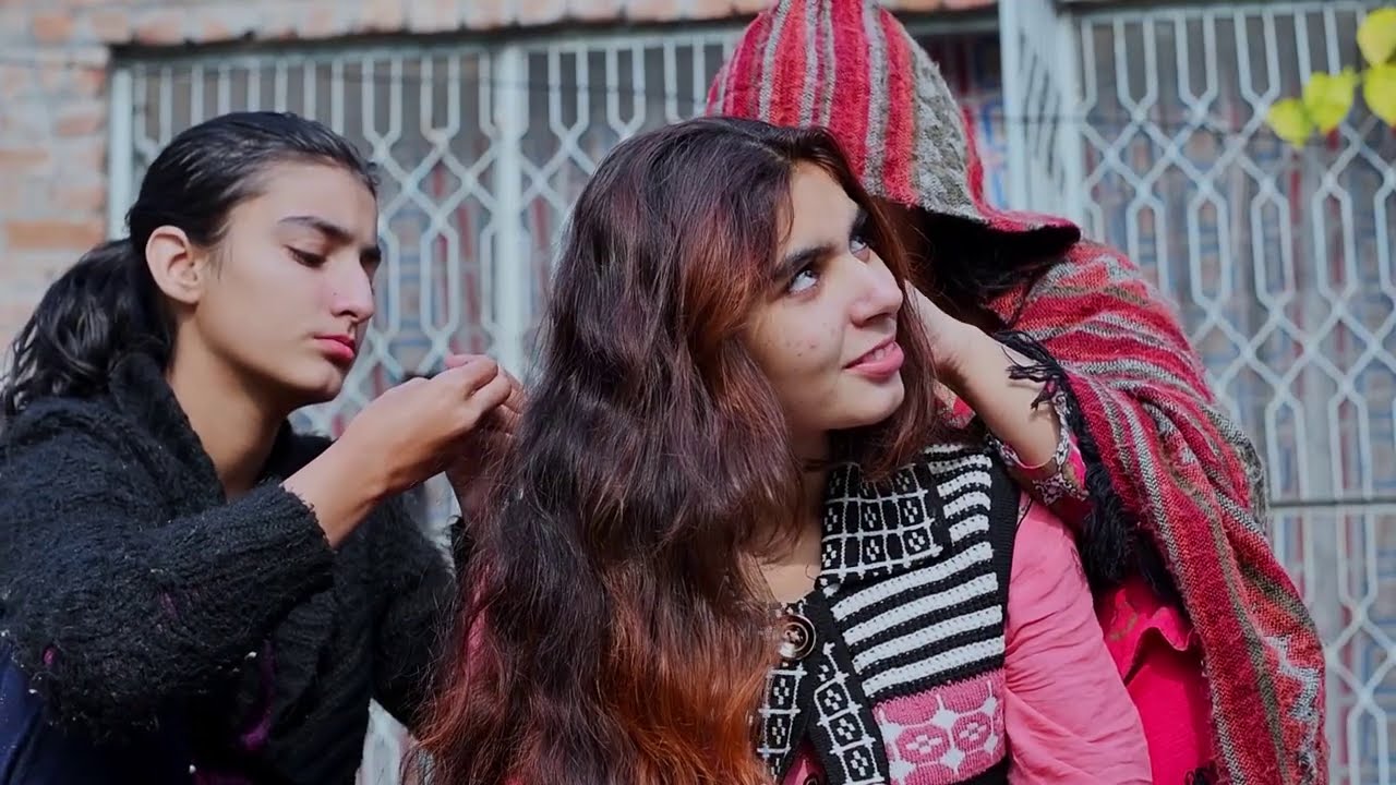 Head Lices Nits picking Silky Colored Haris | ASMR Pakistan