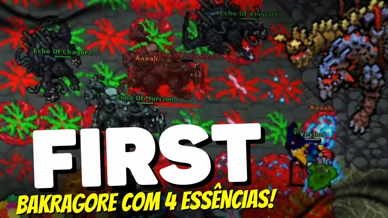 FIRST BOSS BAKRAGORE COM 4 ESSÊNCIAS COMPLETO! CONFIRA COMO FOI... @UrsinhaClips @veyllor.