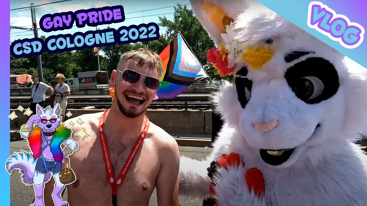🐺 VLOG #55 - Christopher Street Day, CSD Pride 2022, Cologne, Germany 🏳‍🌈
