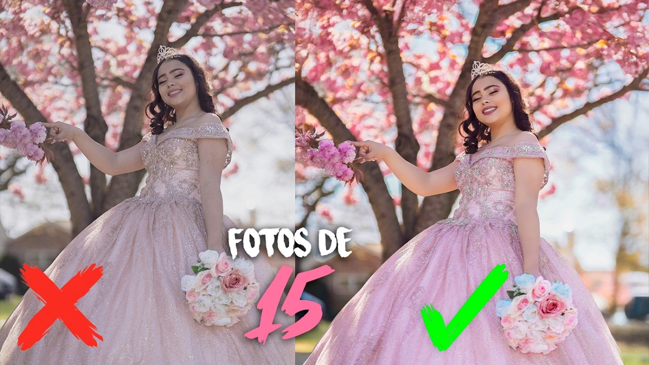 COMO EDITAR FOTOS de 15 AÑOS 👸en Lightroom Y Photoshop 2025 | Fotos de eventos de Quinceañeras