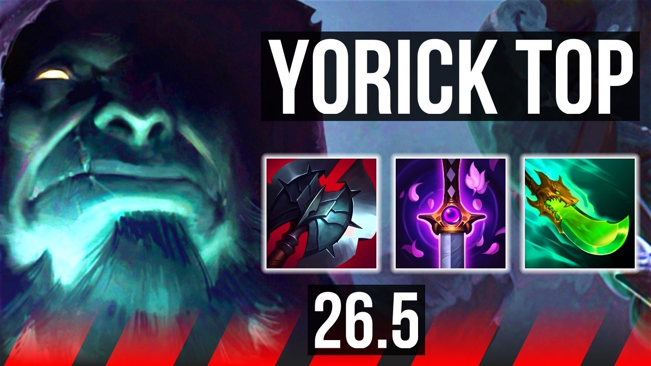 YORICK vs DARIUS (TOP) | EUW Master | 26.5
