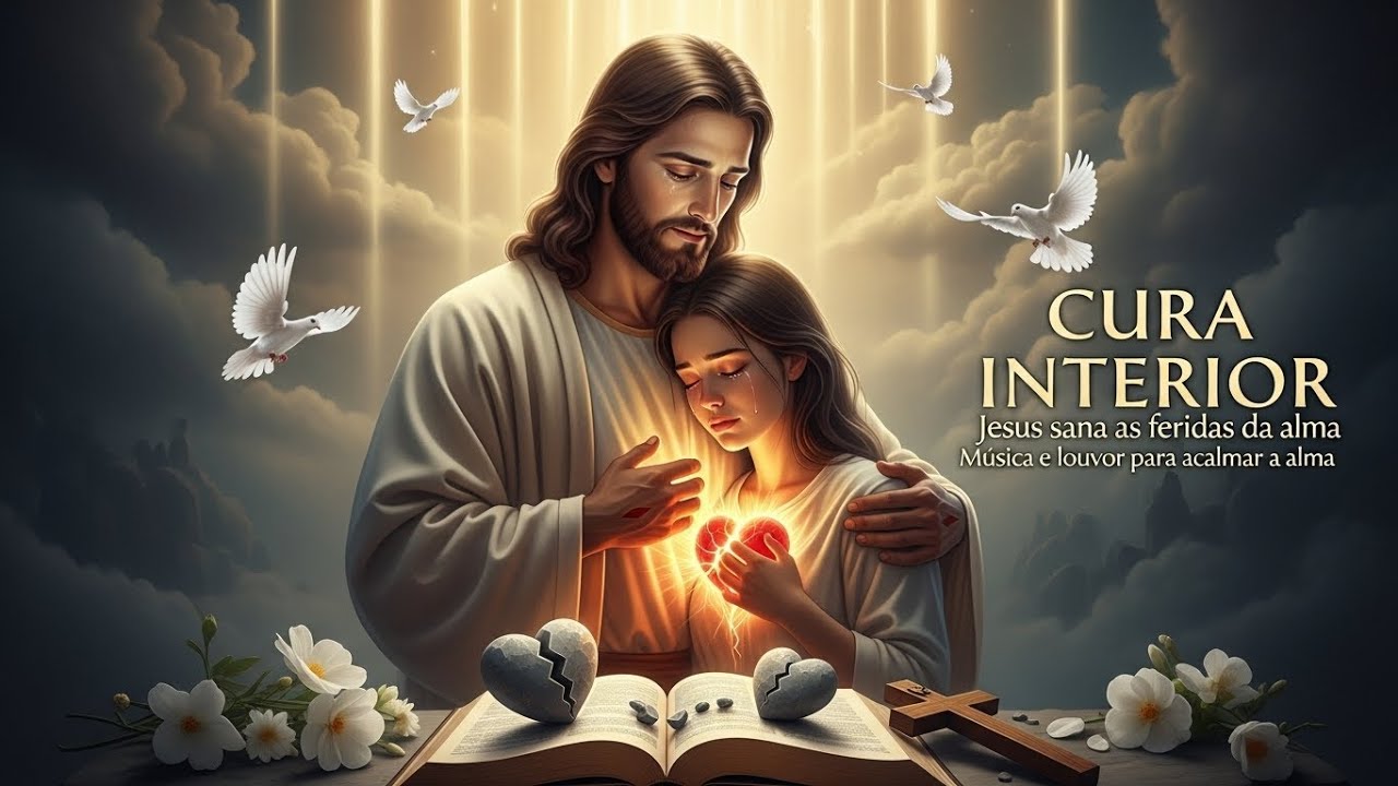 🌙Hinos Cristãos Calmos | Oração Noturna e Descanso|Paz Interior e Sono Tranquilo