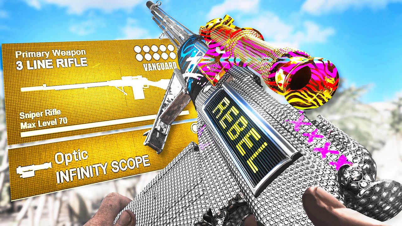 I used the INFINITY SCOPE (10x) 3 LINE RIFLE Class Setup in Warzone... 🥶