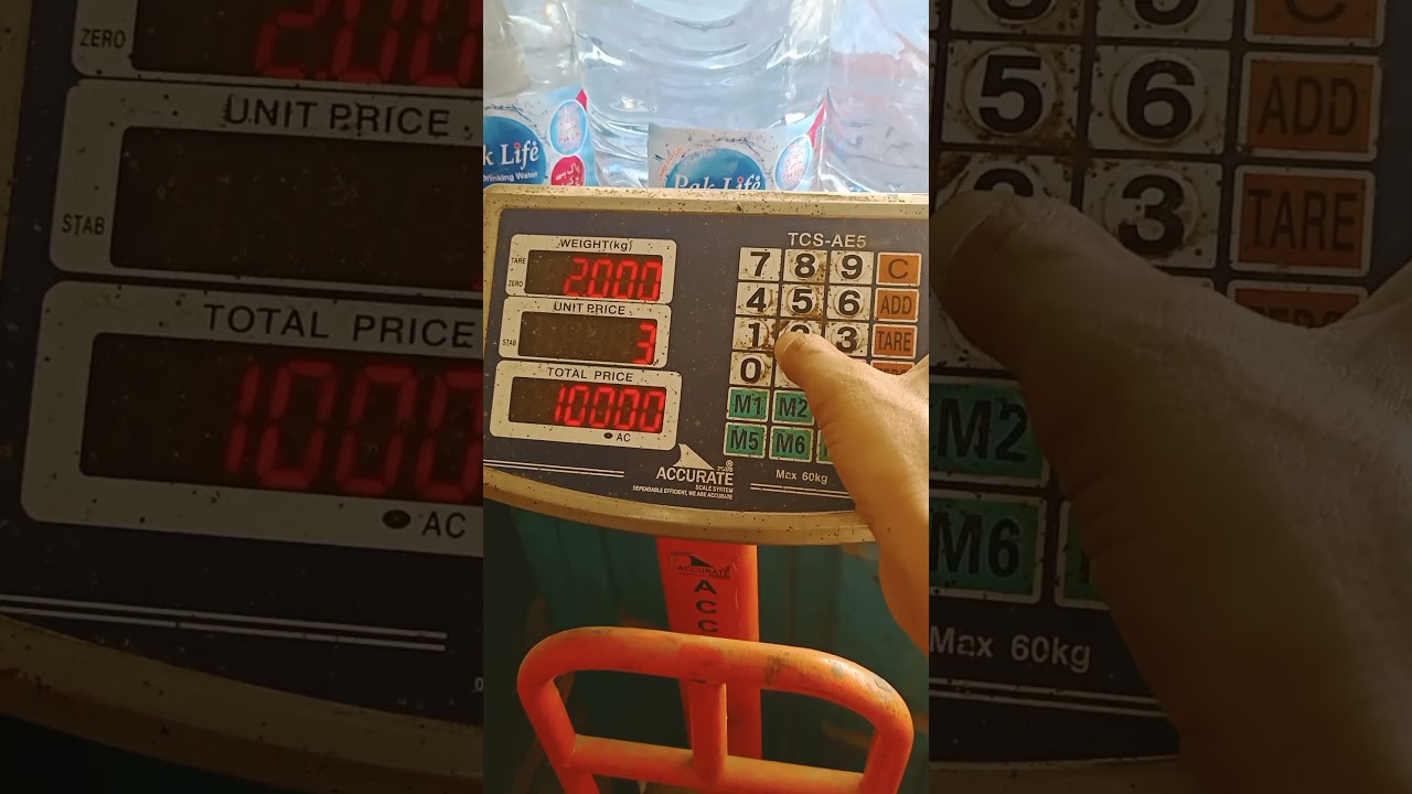 TCS-AE5 scale calibration