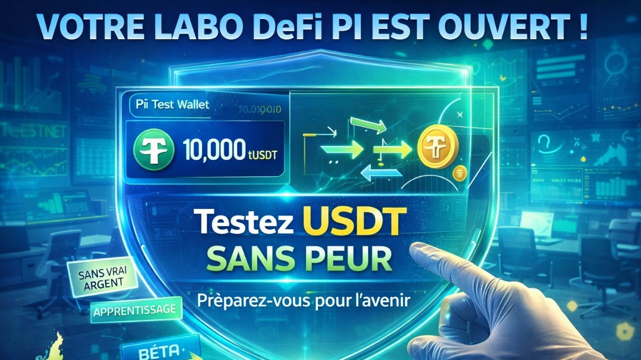 Pi Network : Le Testnet USDT est là ! Apprenez la DeFi SANS Risque