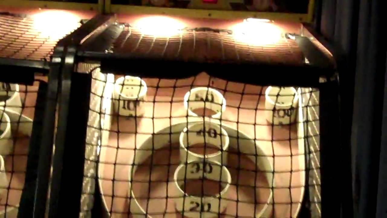 Me playing Skee-Ball at Dave & Buster's