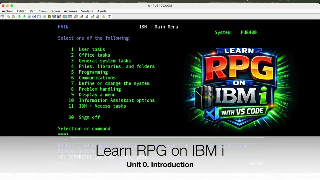 Изучите RPG на IBM i с помощью VSCode. Введение. Что такое IBM i?
