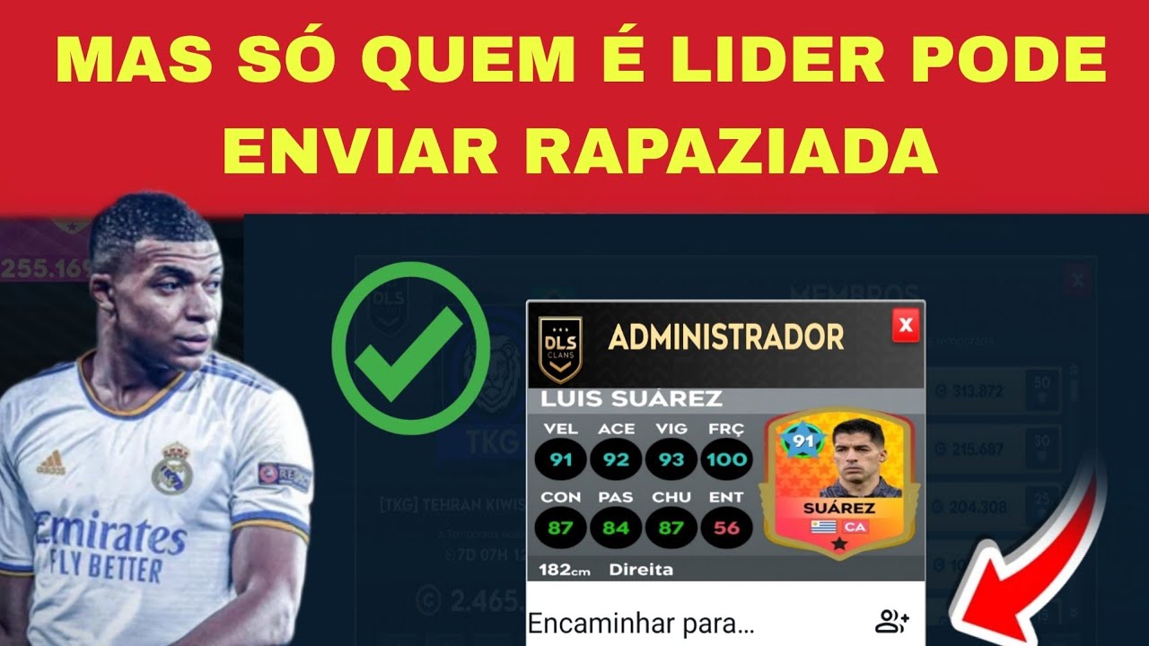 AGORA AMIGOS de CLÃ podem ENVIAR JOGADORES no DLS 26 😎
