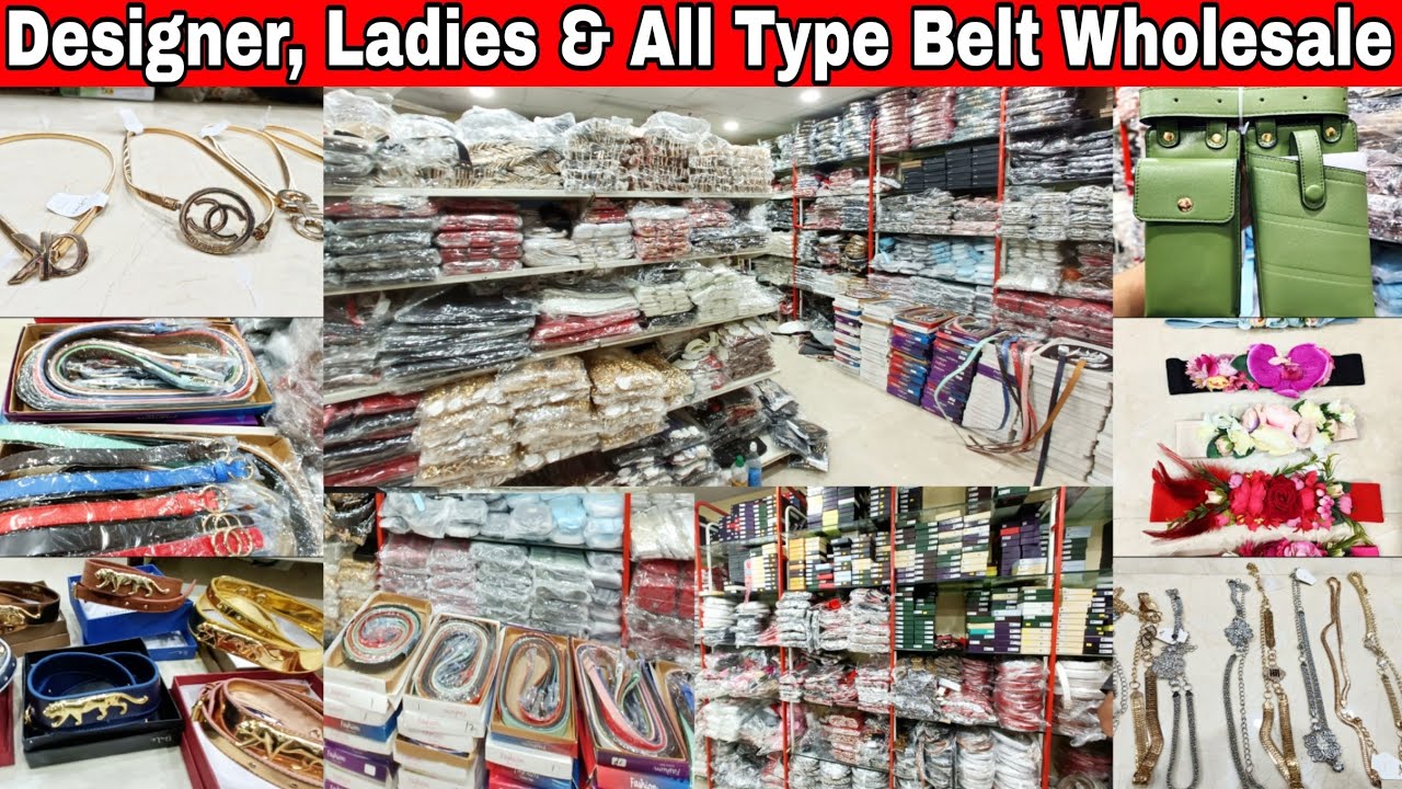 All Type Of Trending Ladies Belt Wholesale Market In Kolkata | Belt & Purse Wholesale Market ||
