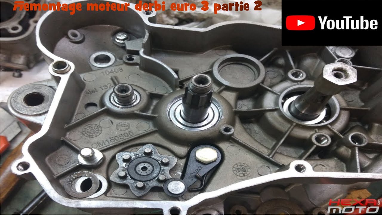 Remontage moteur derbi euro 3 partie 2