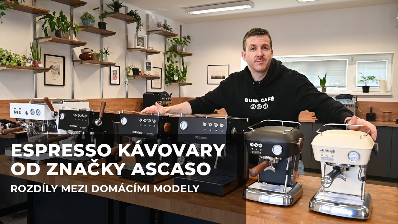 Domácí espresso kávovary od značky Ascaso