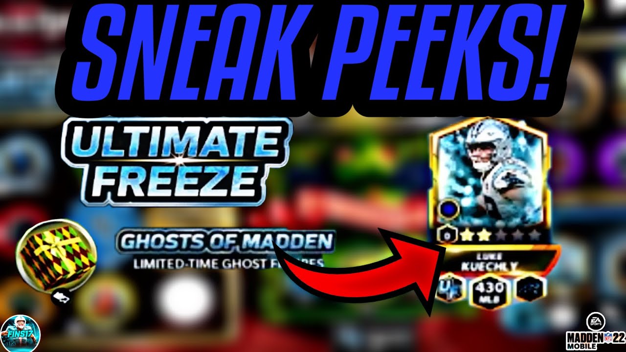 SNEAK PEEKS! ULTIMATE FREEZE! MASTERS, PRESENTS AND MORE! Madden Mobile 22