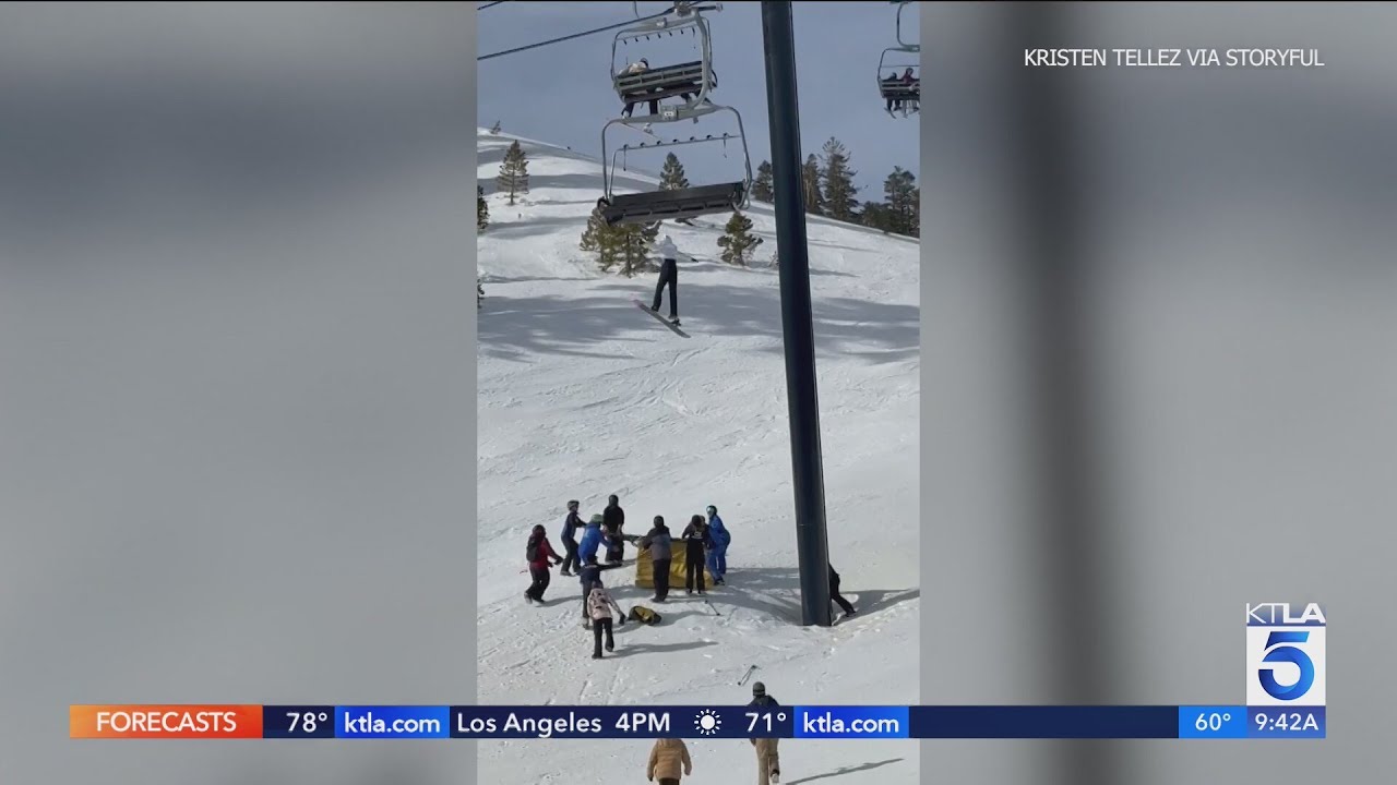 12-year-old girl falls from chairlift in Mammoth