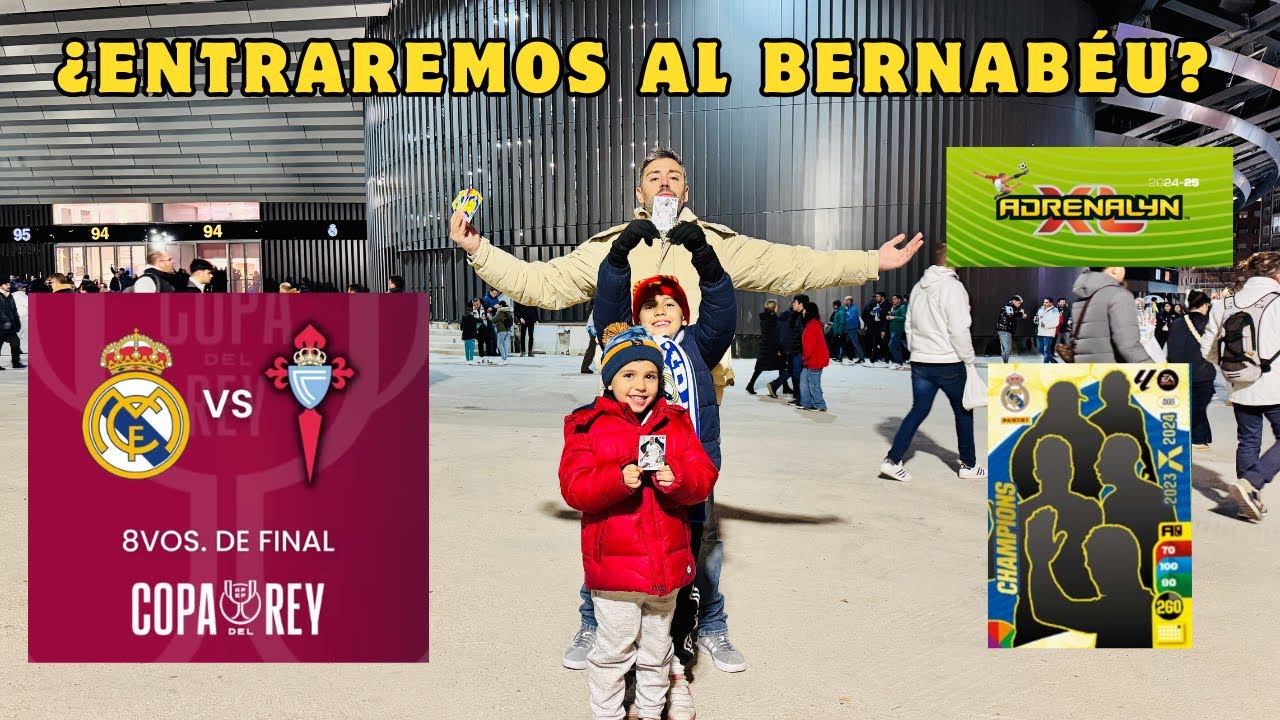 ¡ABRIENDO SOBRES ADRENALYN XL PARA ENTRAR AL SANTIAGO BERNABÉU! ⚽🔥
