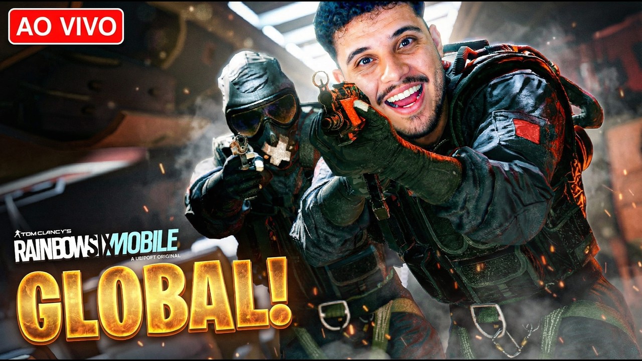 🔴SAIU! RAINBOW SIX MOBILE VERSÃO GLOBAL! BORA CONFERIR e UPAR RANKED (ao vivo)