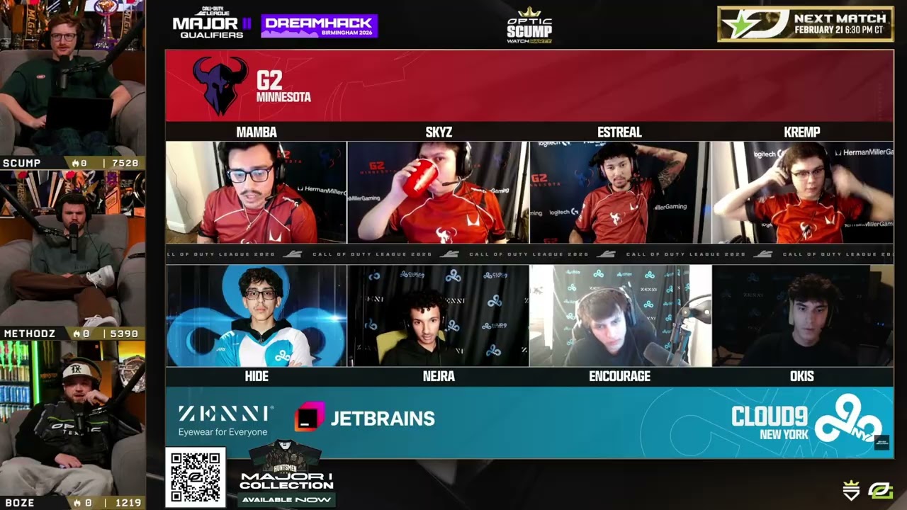 METHODZ SCUMP & BOZE REACT TO C9’S NEW ROSTER CDL DEBUT