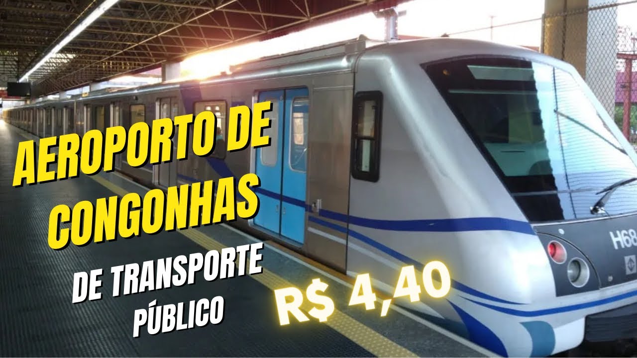 🚊Como ir até o AEROPORTO de CONGONHAS de transporte público?