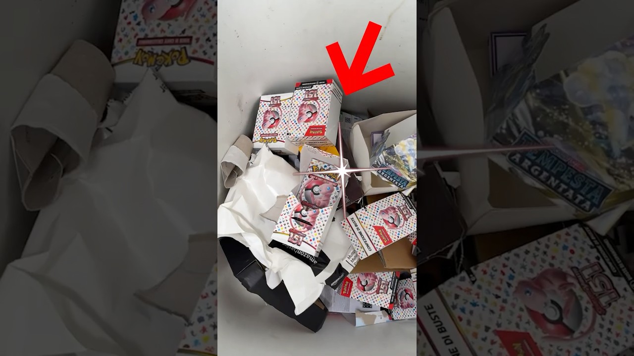 Questo GOD PACK di carte Pok&egrave;mon stava per essere BUTTATO...  #shorts
