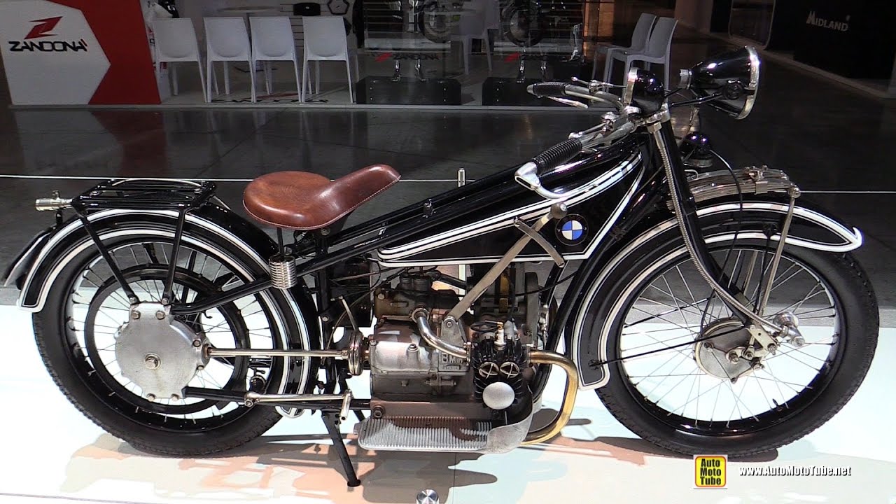 1923 BMW R32 Vintage Bike - Walkaround - 2016 EICMA Milan