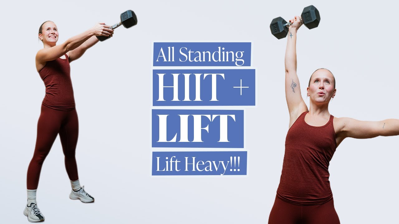 20-Minute All Standing Full Body Dumbbell HIIT | New Year Better Me (Week 5, Anchor Day)