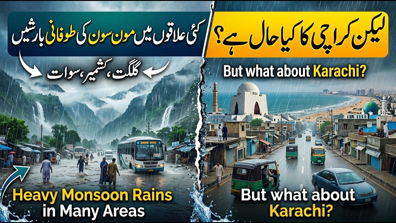 Heavy Monsoon Rains Continues but What about Karachi ?