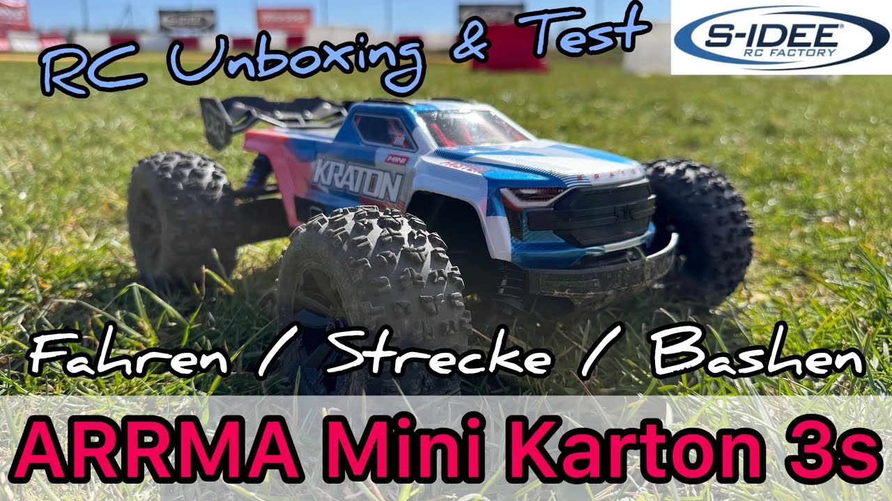 ARRMA Mini Kraton 1/16 3s Brushless - RC Unboxing & Test 