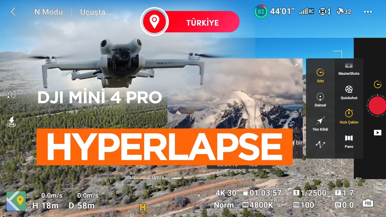 DJI Mini 4 Pro Hyperlapse